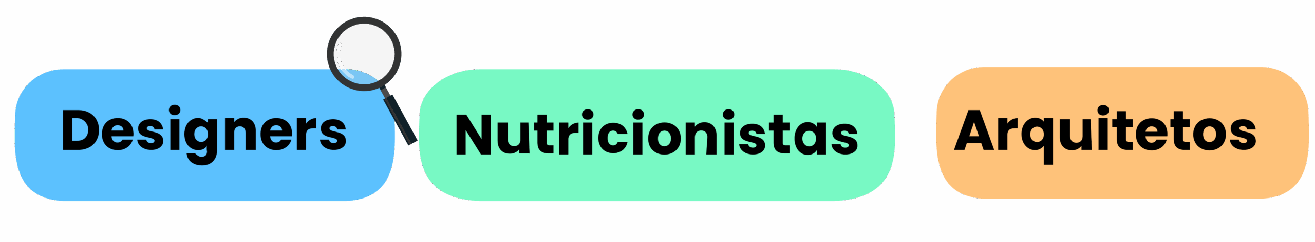 Setores que Atuamos Designers, Nutricionista, Arquitetos